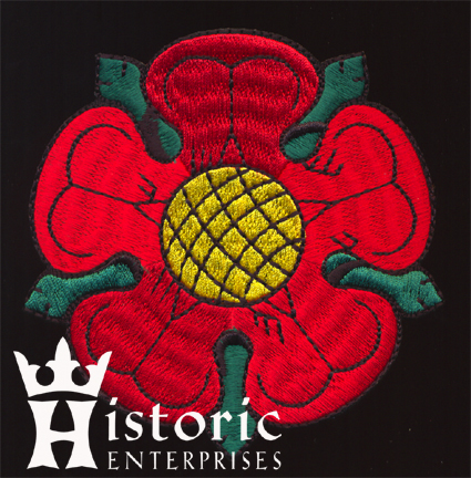 Badge, Livery, Lancaster Red Rose - Click Image to Close