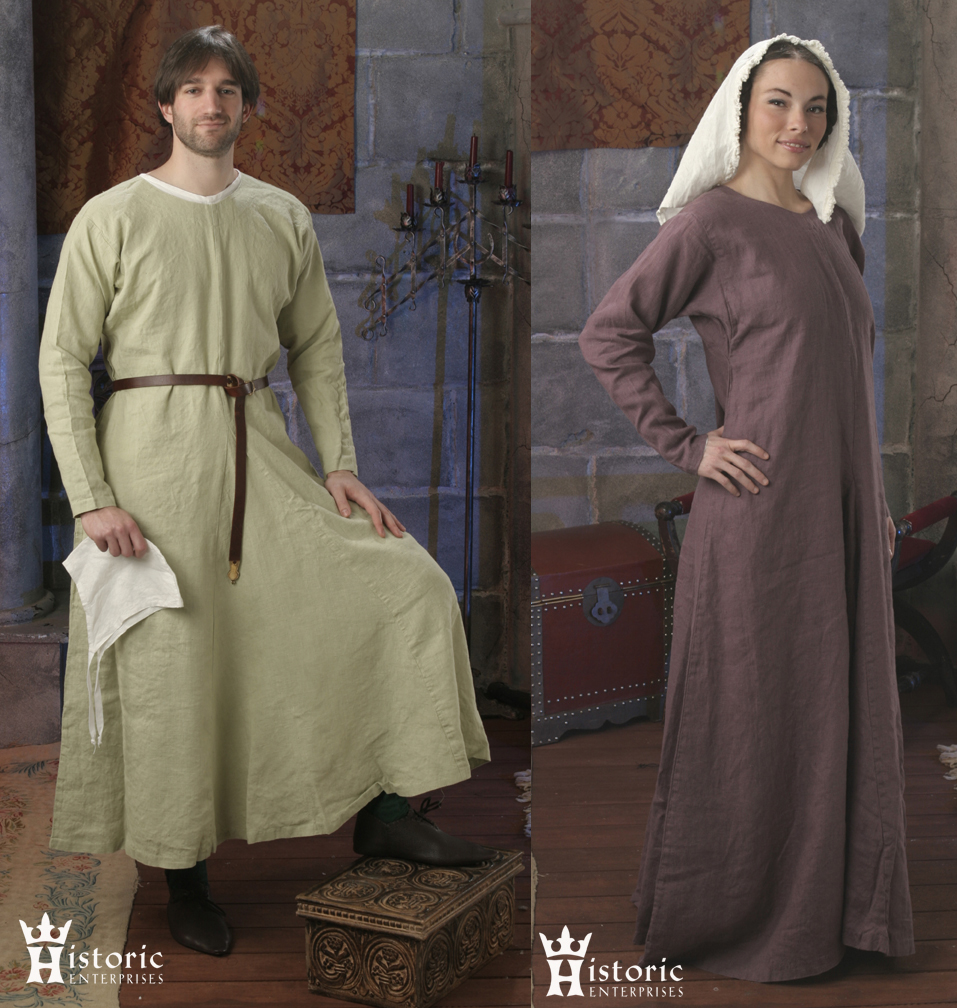 Gown, Early Medieval, 10th-13th C., MADE TO ORDER