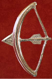 Badge, Secular, Longbow, 15th century - Click Image to Close