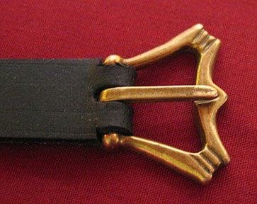 Buckle, Bronze, Trapezoidal, 3/8" - Click Image to Close