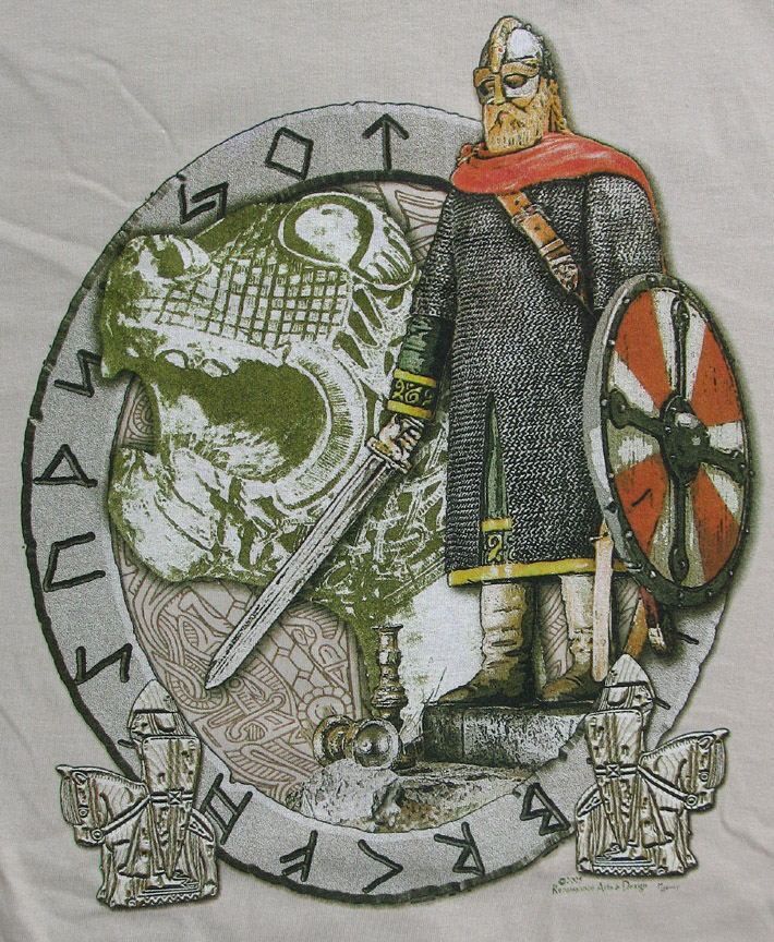 T-Shirt, Viking - Click Image to Close