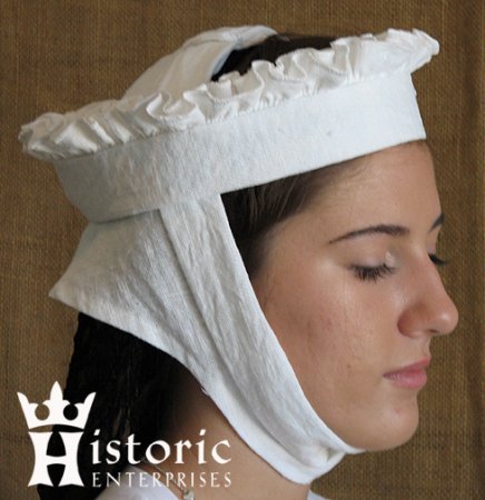 (image for) Barbette & Snood set, Ruffled Fillet