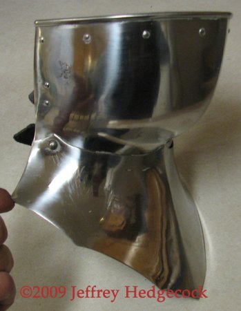 (image for) Bevor, circa 1480, Spring Steel