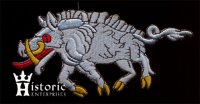 (image for) Badge, Livery, Silver (argent) Boar