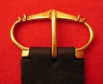 (image for) Buckle, Bronze, 4-ridge, 3/4"