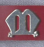 (image for) Mount, Pewter, ''M'', pkg of 3