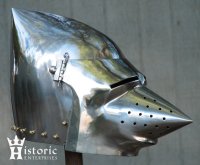(image for) Bascinet, after Cluny ex., c1390, Spring Steel