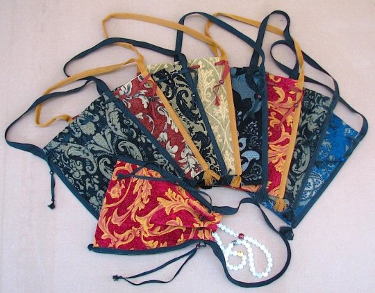 (image for) Pouch, Drawstring, brocade