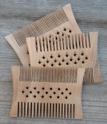 (image for) Comb, decorated wood