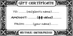 (image for) Gift Certificates