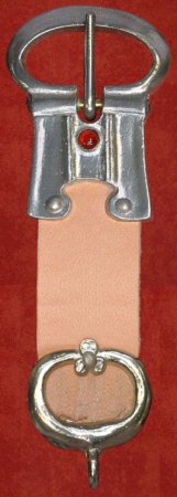 (image for) Buckle and Chape Set, Pewter, 14th-15th C., 3/4"