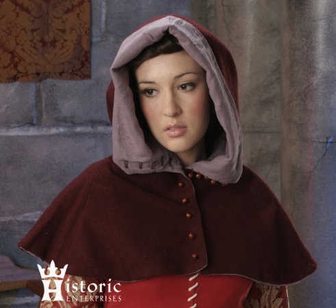 (image for) Hood, Buttoned Style, 14th-15th Century, Linen