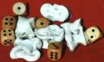 (image for) Knucklebones and dice game set