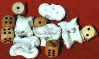 (image for) Knucklebones and dice game set
