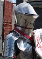 (image for) Great Bascinet with coordinating Spaudlers, circa 1460