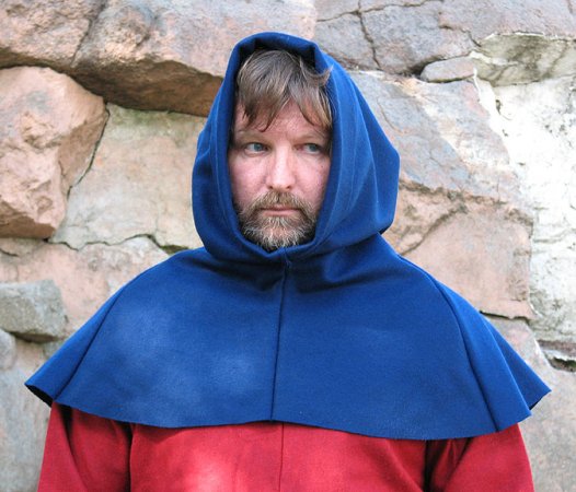(image for) Hood, Plain edge, late 14th-early 15th Century, Wool