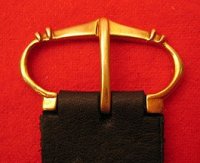 (image for) Buckle, Bronze, 4-ridge, 3/4"