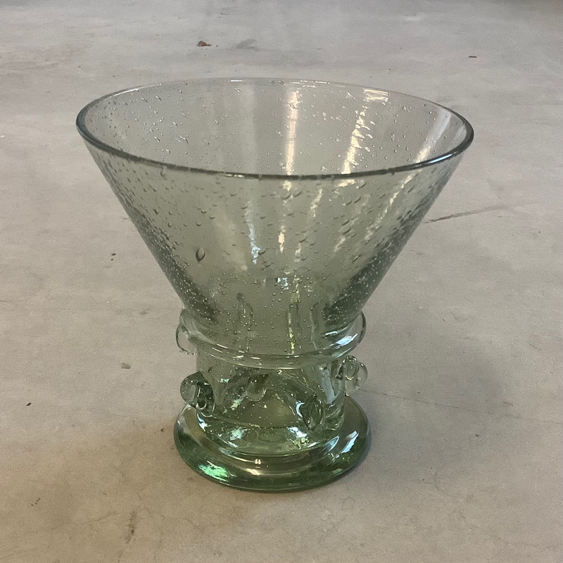 Berkemeyer, Conical bowl, Pale green - Click Image to Close