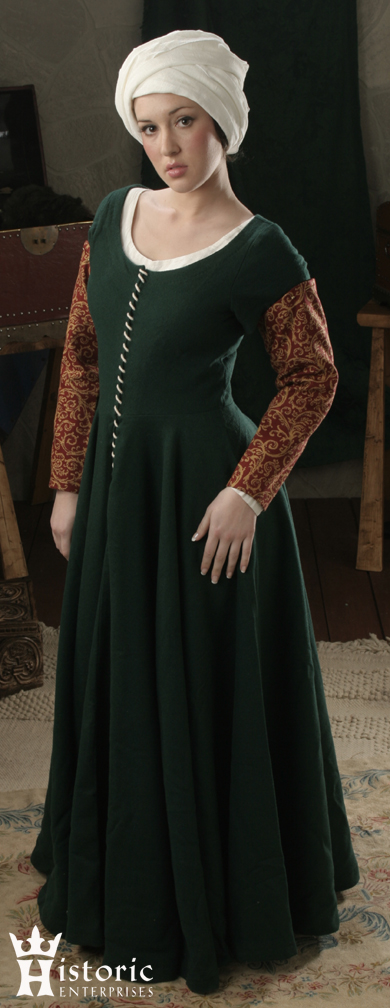 Gown, Ladies', 15th century - MADE TO ORDER - Click Image to Close