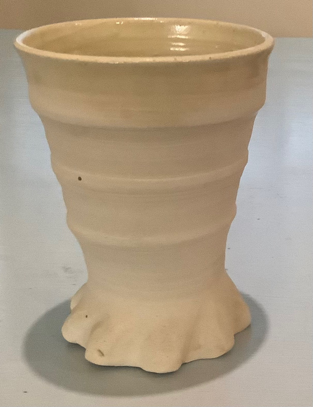 Beaker, Ceramic, funnel shaped - Click Image to Close