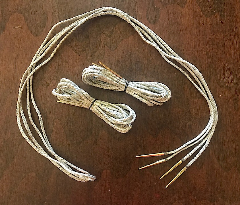 Laces, linen arming, 52" (2 pack) - Click Image to Close