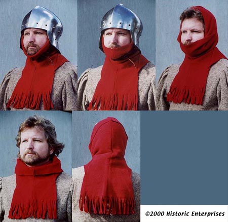 Hood, Fringed style, 15th Century - Click Image to Close