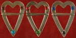 (image for) Brooch, Heart w/ stones, 14th century