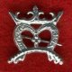 (image for) Pin, Pewter, Crowned M