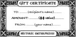 (image for) Gift Certificate