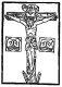 (image for) Woodblock Print, Crucified Christ