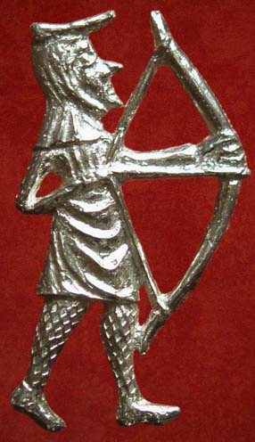 (image for) Badge, Secular, Longbowman, 14th-early 15th century - Click Image to Close